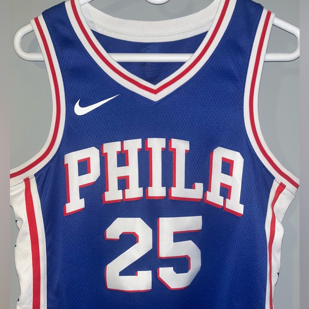 Ben Simmons Philadelphia 76ers Nike NBA Basketball Jersey Men’s Medium SIXERS - Picture 3 of 10